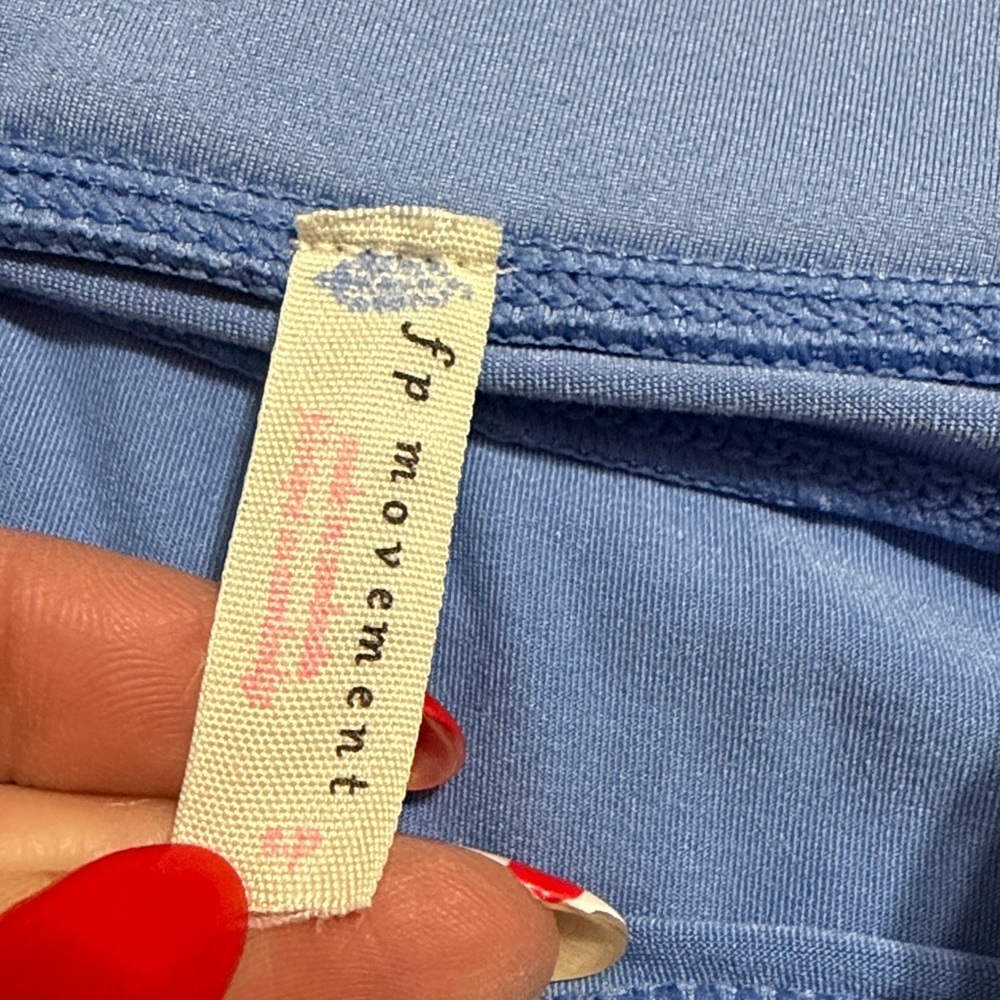 Free People Movement Very Prairie Leggings Corsican Blue Small - Picture 5 of 6
